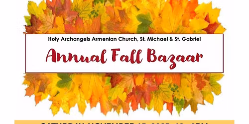 Annual Fall Bazaar