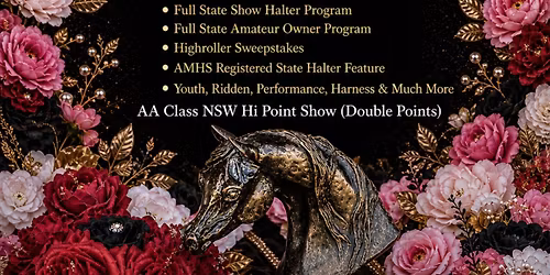 2026 AMHS NSW State Championship Show (AA*)
