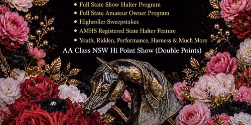 2026 AMHS NSW State Championship Show (AA*)