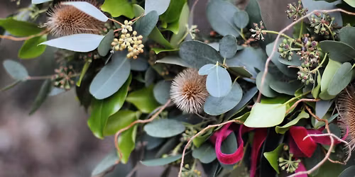 Wreath workshop at Medina Aberystwyth 