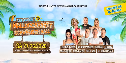 Mallorcaparty Schw\u00e4bisch Hall 2026