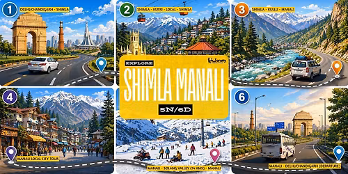 Explore Shimla - Manali (5 Nights\/6 Days)
