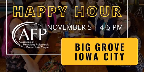 AFP Eastern Iowa-November Happy Hour