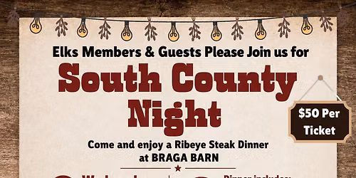 Salinas Elks Lodge 614\u2019s South County Night