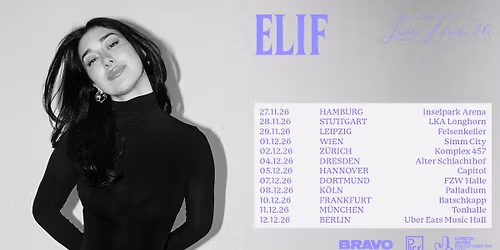 ELIF | LIVE TOUR 2026 | BERLIN