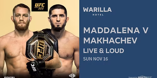 UFC322: Maddalena V Makhachev