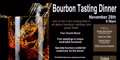 Bourbon Tasting Dinner!