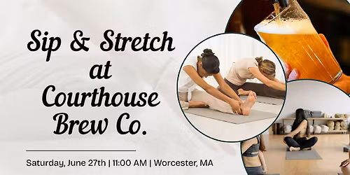 Sip & Stretch at Courthouse Brew Co.