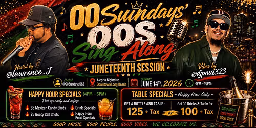 00Sundays' 00's Sing Along - Juneteenth Session