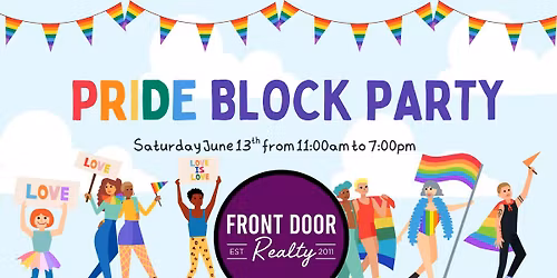 Front Door Realty at the Pride Block Party!