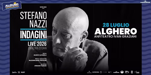 Stefano Nazzi, Indagini Live @ Alguer Summer Festival, Anfiteatro "I.Graziani" - 28 luglio