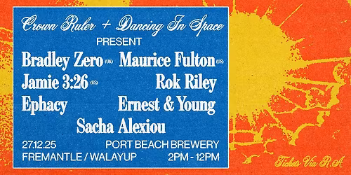 Crown Ruler x Dancing In Space pressent Bradley Zero, Maurice Fulton, Jamie 3:26