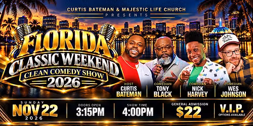 Florida Classic Weekend Clean Comedy Show 2026