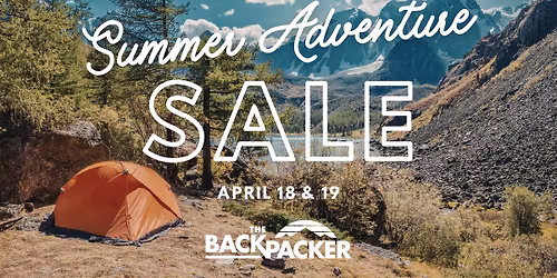 Summer Adventure Sale at The Backpacker