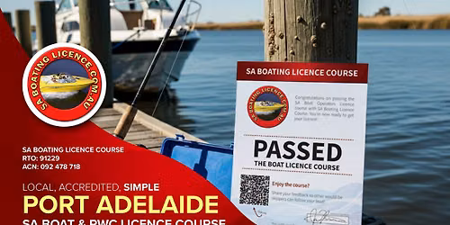 Port Adelaide Boat & Jetski Licence