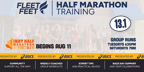 Indy Monumental Half Marathon Training 2026