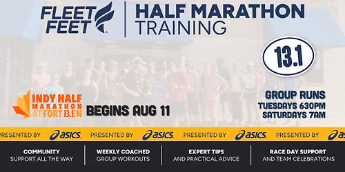 Indy Monumental Half Marathon Training 2026