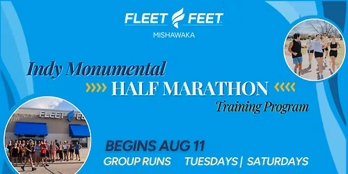 Indy Monumental Half Marathon Training 2026
