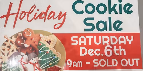 Annual Holiday Cookie Sale