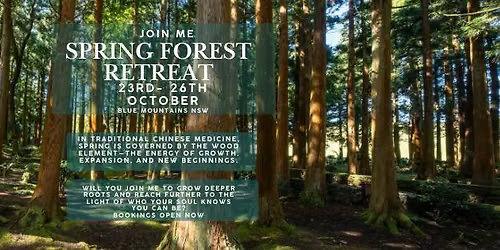 Heart Centred Spring Forest Retreat