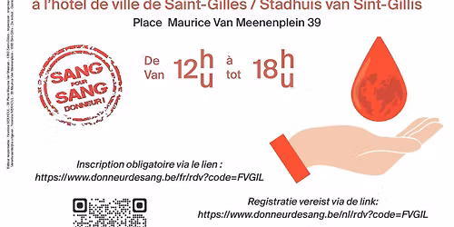 Journ\u00e9e collecte de sang \/ Bloedinzameldag