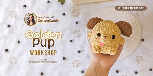 Crochet Golden Pup