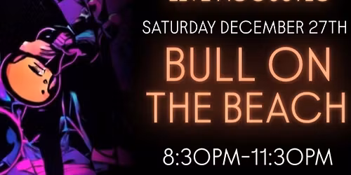 JOHNNY CARDO LIVE ACOUSTIC - BULL ON THE BEACH 12\/27\/25