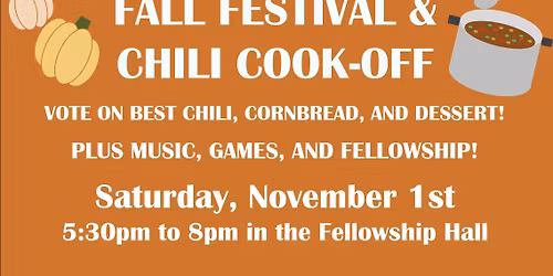 Fall Festival and Chili Cook-Off