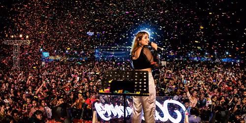 Dhvani Bhanushali in Hyderabad