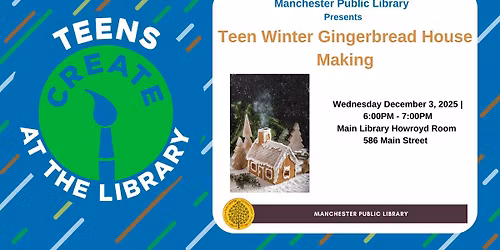 Teen Winter Gingerbread House Making