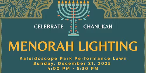 Menorah Lighting at Kaleidoscope Park