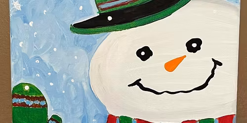 Little Kids Frosty Paint Class! \u2603\ufe0f 