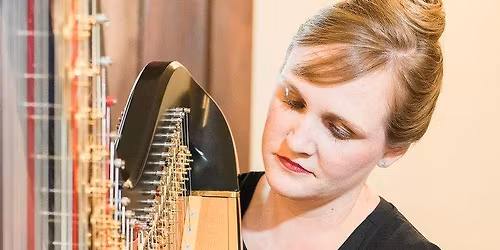 Harpist Emily Fife at Worship