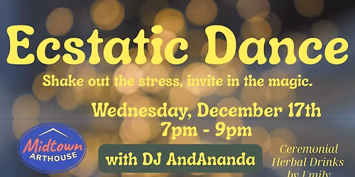Ecstatic Dance with DJ AndAnanda 