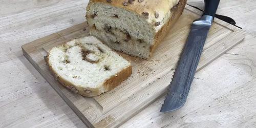 Hands on Cinnamon Burst Bread