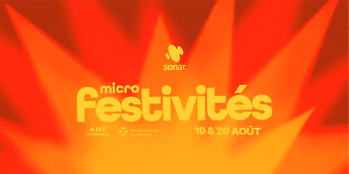 Micro-festivit\u00e9s du Sonar 2026