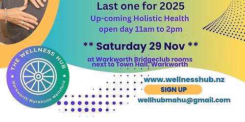 Take time to Relax and Restore Yourself at our Holistic Health & Healing day