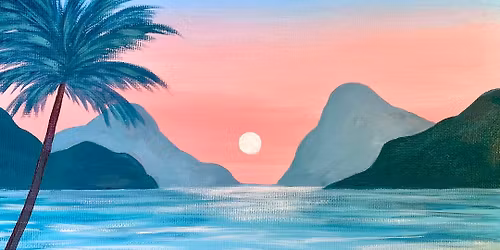 Sip & Paint at Velo Lounge, Bath - "Paradise Island"