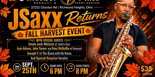 Jsaxx Returns Fall Harvest Event