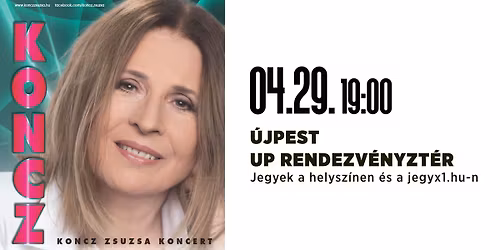 Koncz Zsuzsa Koncert - BUDAPEST