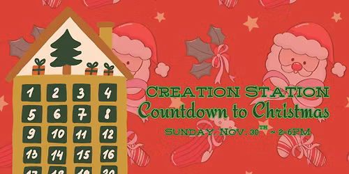 Creation Station - Free Class - Countdown To Christmas
