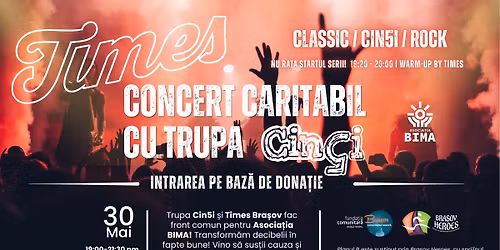 Concert Caritabil Trupa Rock Cin5i!