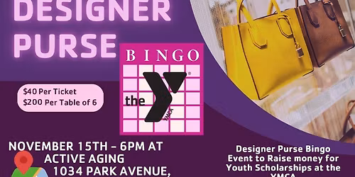 Designer Purse Bingo