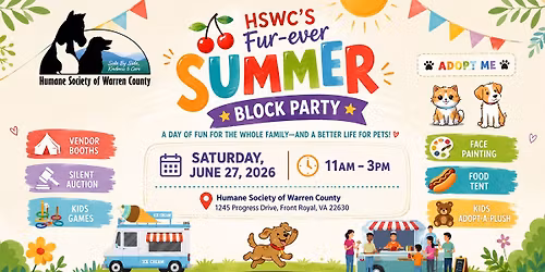 3rd Annual Furrever Summer Block Party!