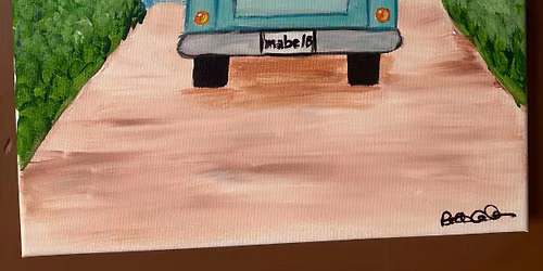 Anyone Can Paint-Farm truck and Summer Flowers
