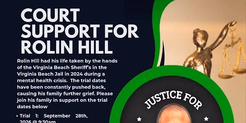 Justice For Rolin Hill Court Support: Trial 1