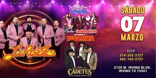 LOS REHENES, SONORA DINAMITA & LOS CADETES DE JESUS TORRES