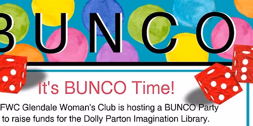 BUNCO to BENEFIT Glendale's Imagination Library