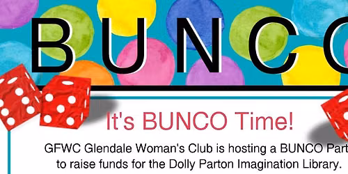 BUNCO to BENEFIT Glendale's Imagination Library