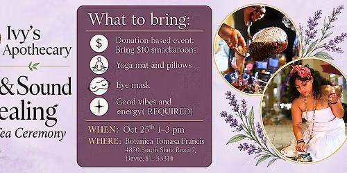 Sound Healing & Tea ceremony with Yoga